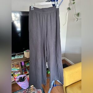 Wild Fable Wide Leg Sweats in a Washed black